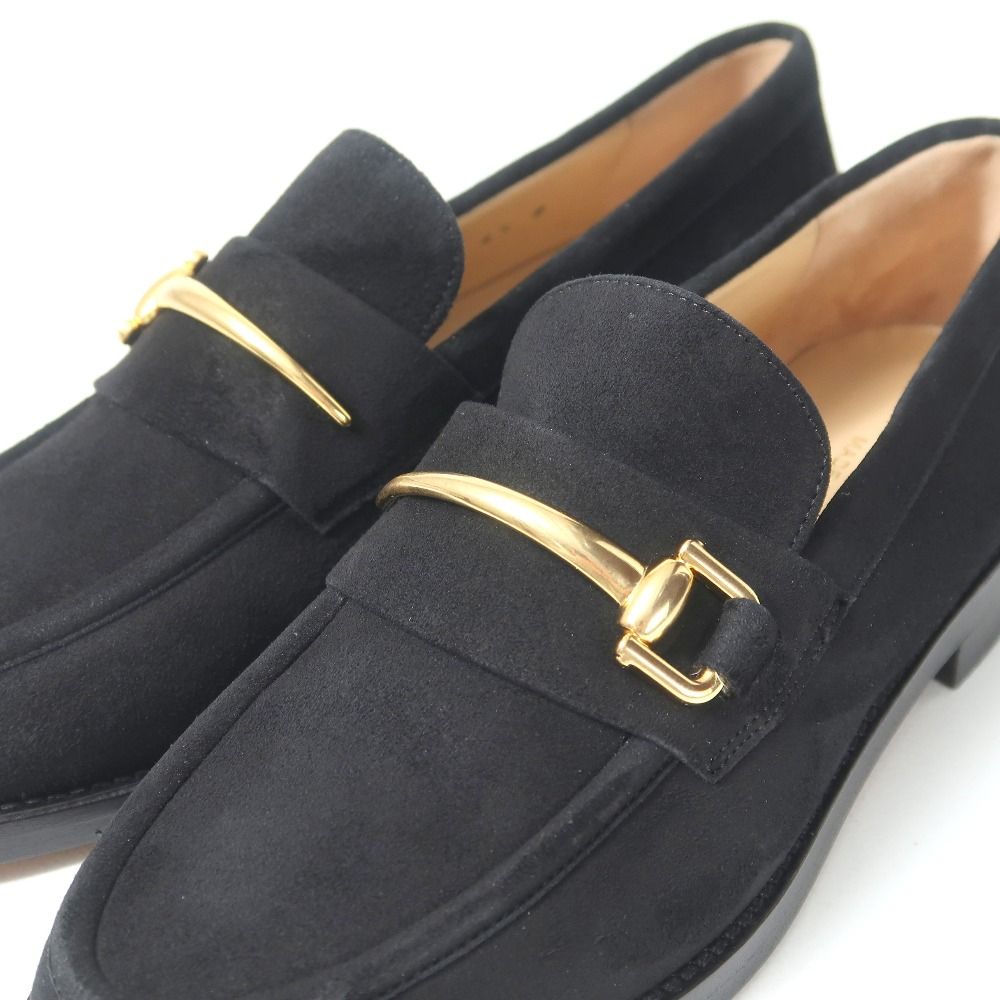 Gucci Loafers 4.5 B Horsebit Suede Leather Shoes — view 5