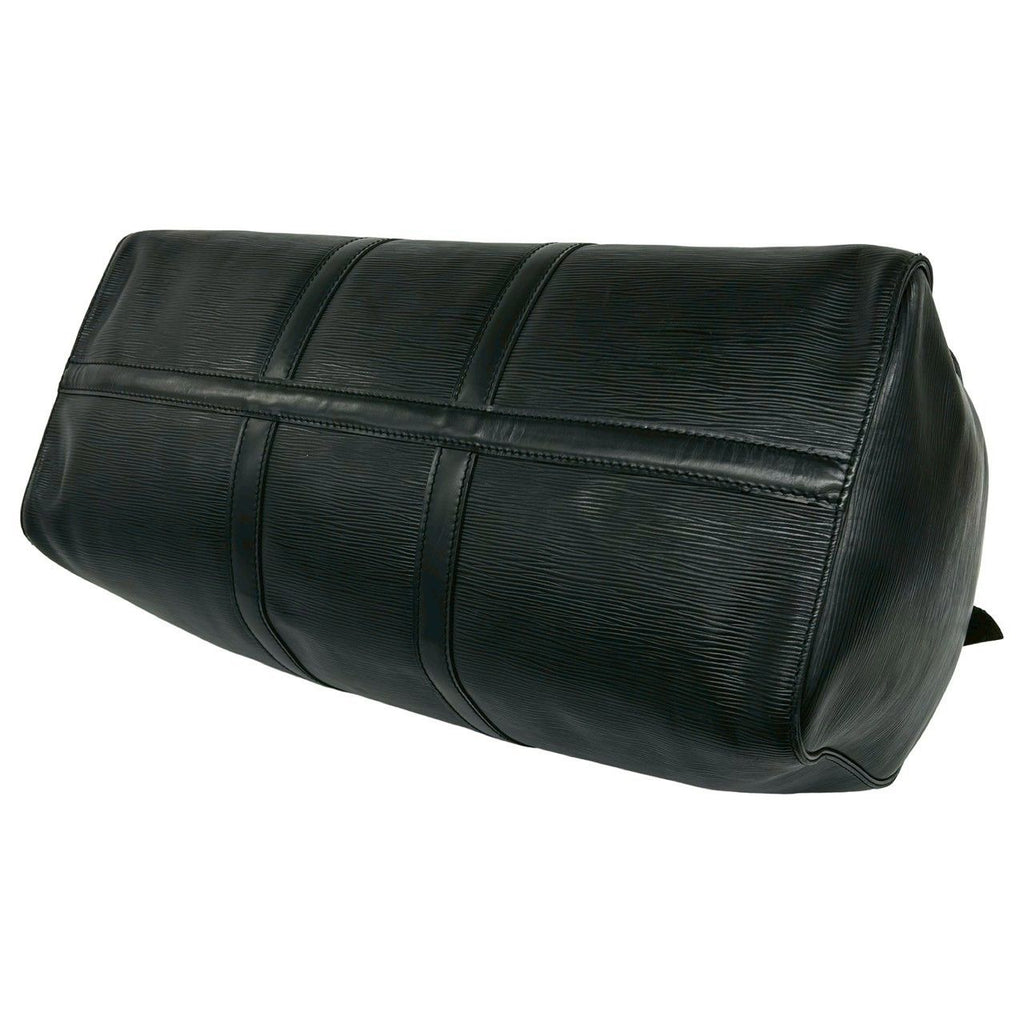 Louis Vuitton Keepall 50 Epi Leather Boston Bag Noir — view 8