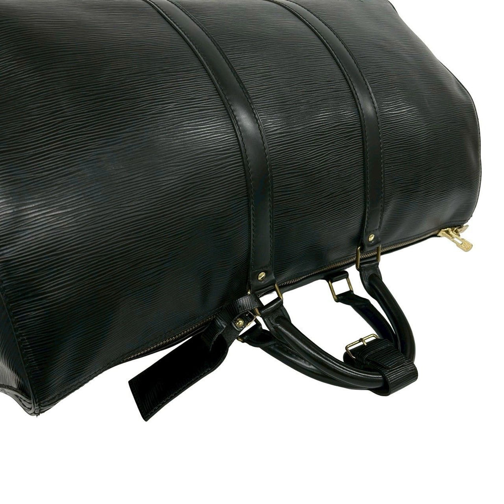 Louis Vuitton Keepall 50 Epi Leather Boston Bag Noir — view 4