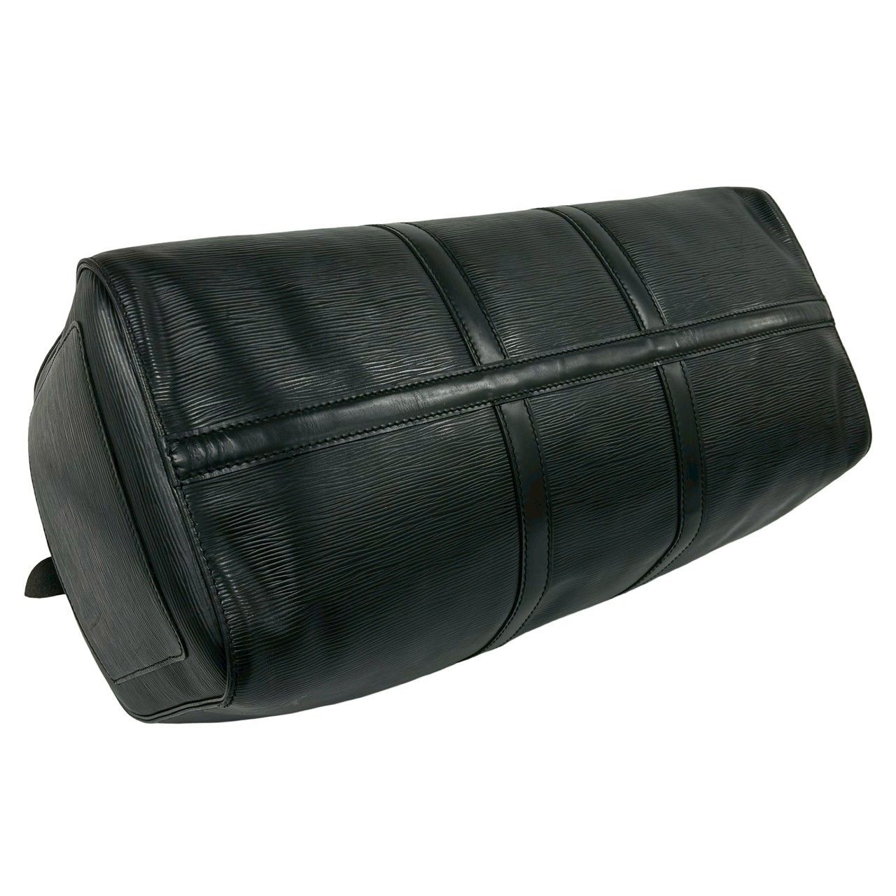 Louis Vuitton Keepall 50 Epi Leather Boston Bag Noir — view 7