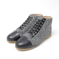 Chanel Sneakers 38 CC Logo Tweed Lambskin