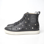 Hermes Jimmy Sneakers 36.5 Series Perforated High Cut Shoes Leather — view 2