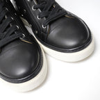 Hermes Jimmy Sneakers 36.5 Series Perforated High Cut Shoes Leather — view 5