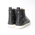 Hermes Jimmy Sneakers 36.5 Series Perforated High Cut Shoes Leather — view 4