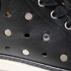 Hermes Jimmy Sneakers 36.5 Series Perforated High Cut Shoes Leather — view 9