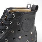Hermes Jimmy Sneakers 36.5 Series Perforated High Cut Shoes Leather — view 7
