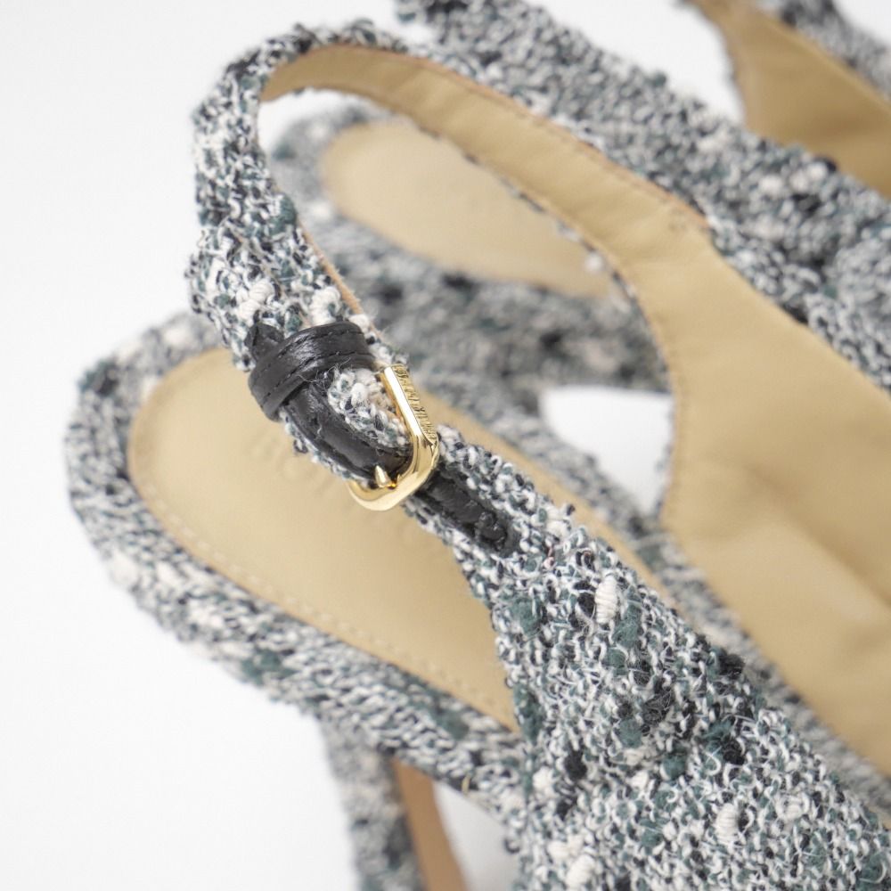 Bottega Veneta Padded Mules 35.5 Sling Back Sandals Shoes — view 7