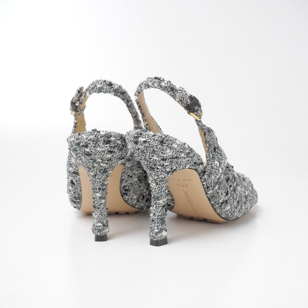 Bottega Veneta Padded Mules 35.5 Sling Back Sandals Shoes — view 3