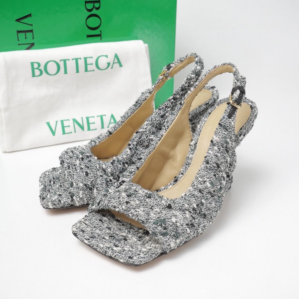 Bottega Veneta Padded Mules 35.5 Sling Back Sandals Shoes