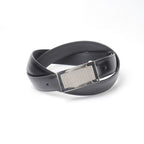 Louis Vuitton Ceinture Belt 100 40 Leather Black Silver