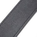 Louis Vuitton Ceinture Belt 100 40 Leather Black Silver — view 7