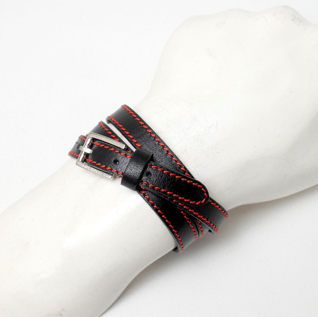 Dior Homme Bracelet Leather Black