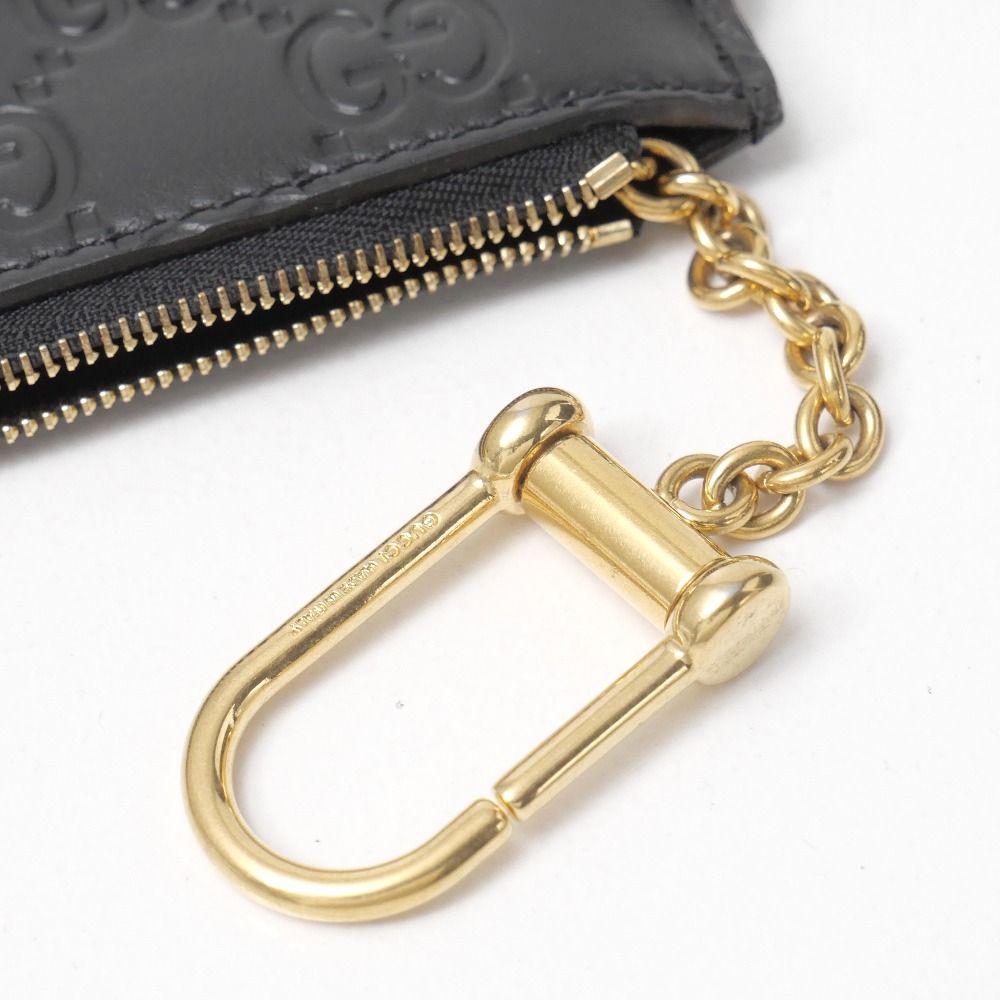 Gucci Guccissima Key Case GG Emblem Coin Key Holder — view 8