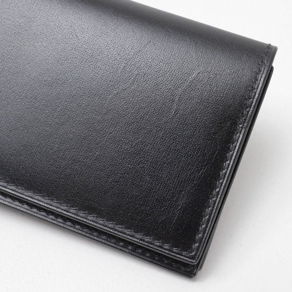 Hermes Kurnese Card Case Leather Black — view 7