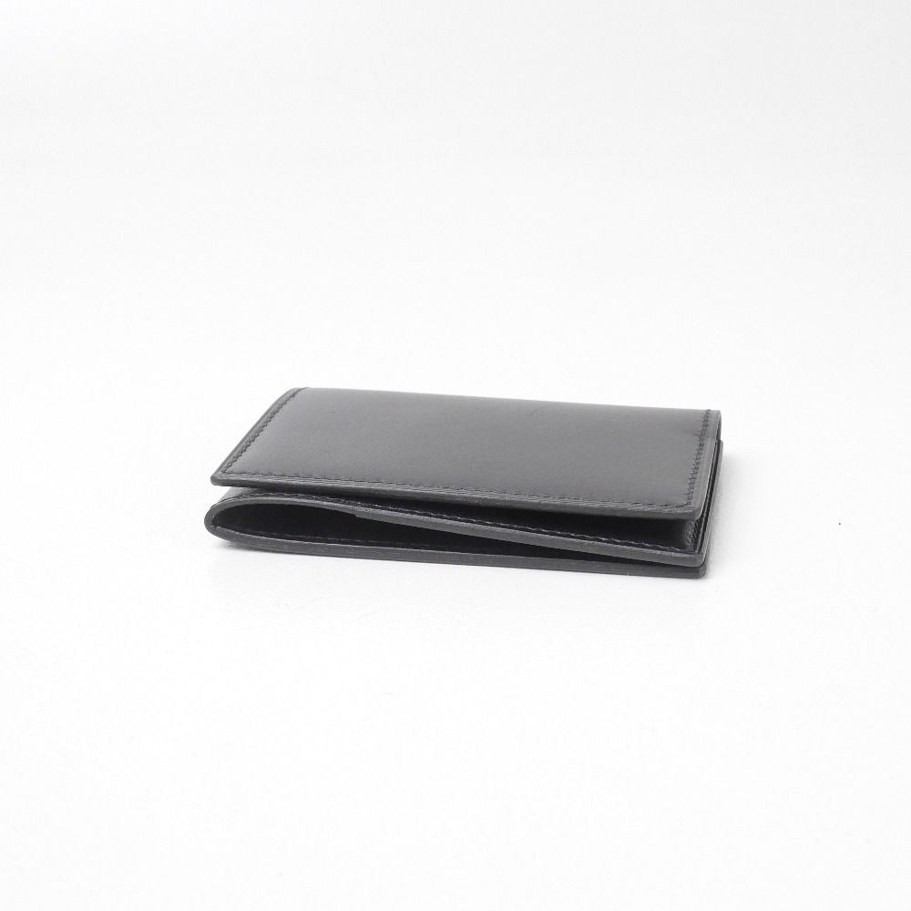 Hermes Kurnese Card Case Leather Black — view 3