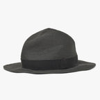 Hermes Hat 57 Straw Hat Black Gray
