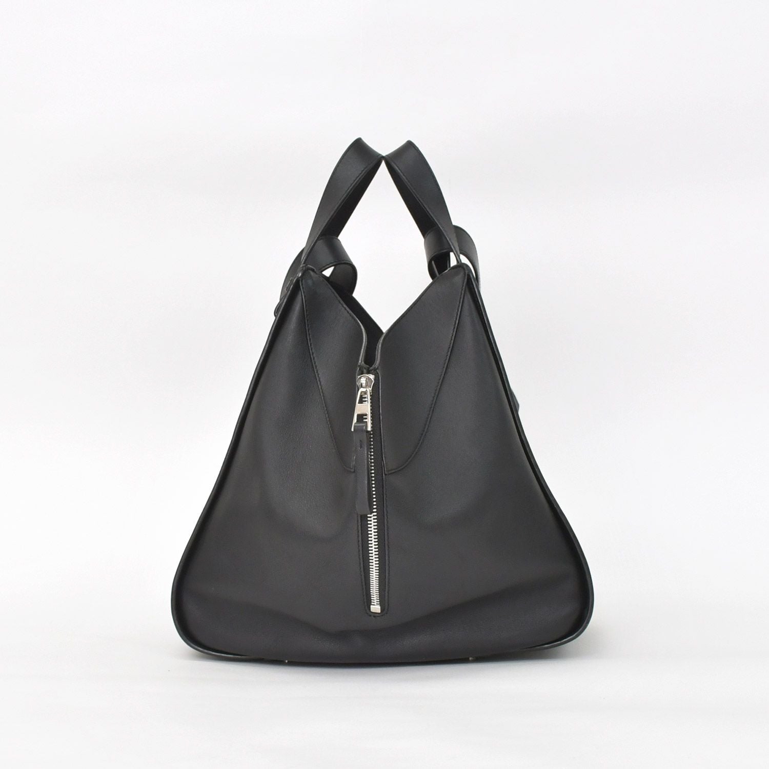 Loewe Hammock Black Shoulder Bag Silver — view 3