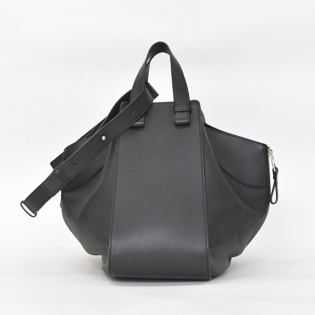 Loewe Hammock Black Shoulder Bag Silver — view 2