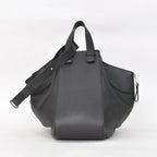 Loewe Hammock Black Shoulder Bag Silver — view 2