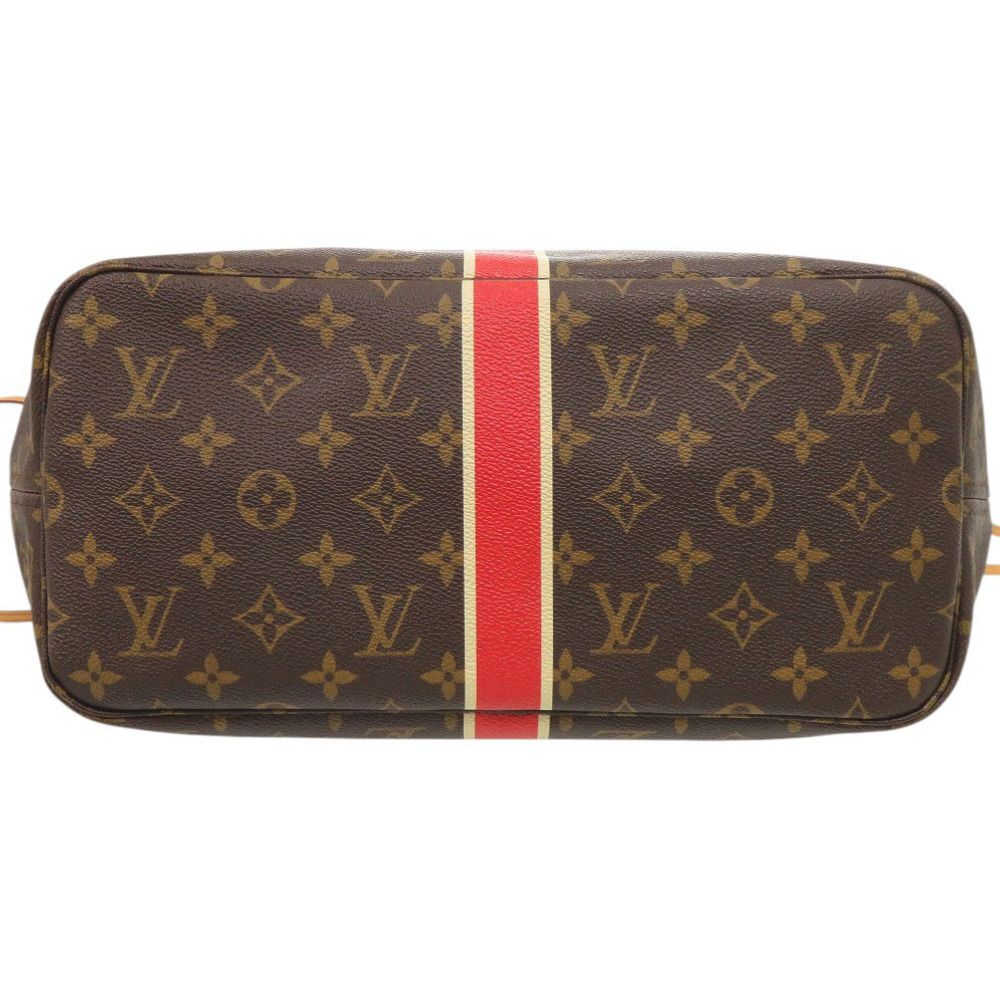 Louis Vuitton Neverfull MM Monogram Red Tote — view 3