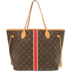 Louis Vuitton Neverfull MM Monogram Red Tote — view 2
