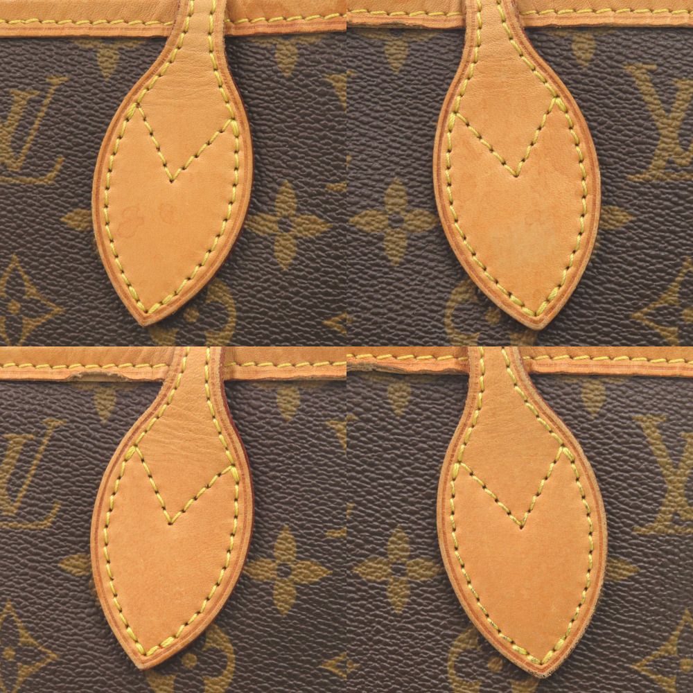Louis Vuitton Neverfull MM Monogram Red Tote — view 8