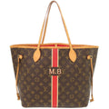 Louis Vuitton Neverfull MM Monogram Red Tote