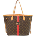 Louis Vuitton Neverfull MM Monogram Red Tote