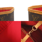 Louis Vuitton Neverfull MM Monogram Red Tote — view 9