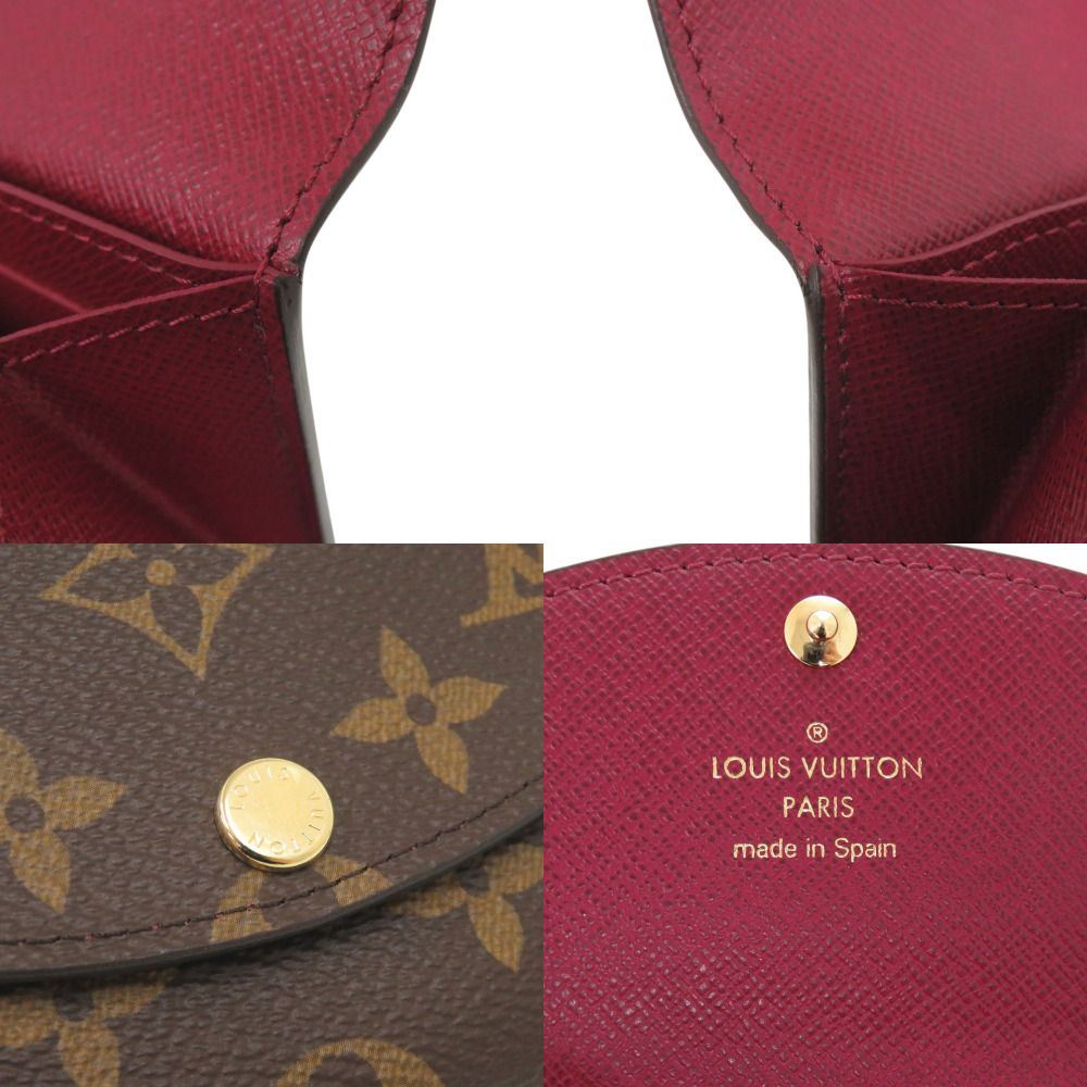 Louis Vuitton Porte-Monnaie Rosalie Monogram Fuchsia IC Bifold — view 9