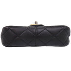 Chanel Quilted Clip Coco Lambskin Black Chain Shoulder — view 3
