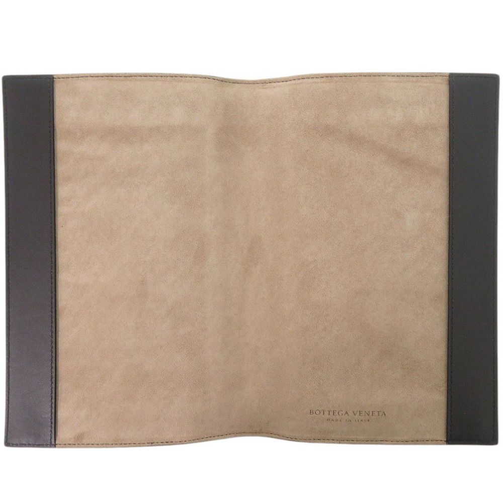 Bottega Veneta Intrecciato Leather Black Notebook Cover Agenda — view 5