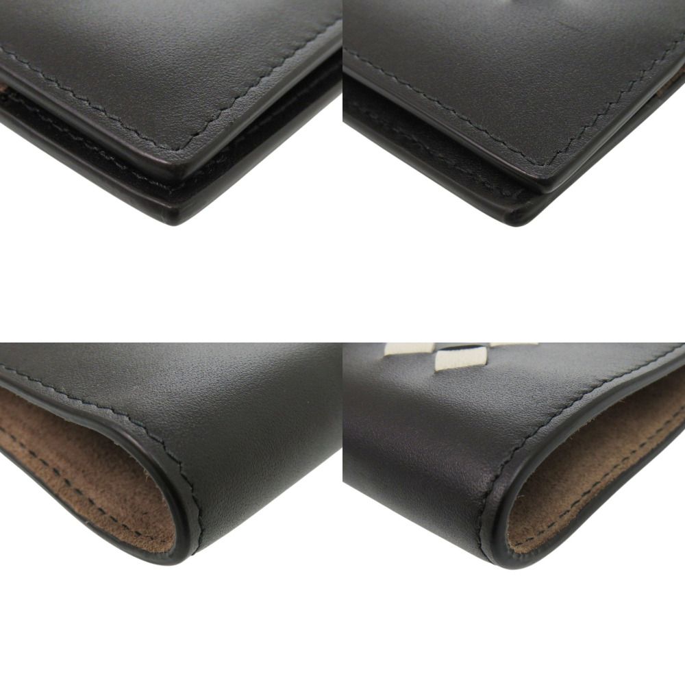 Bottega Veneta Intrecciato Leather Black Notebook Cover Agenda — view 4