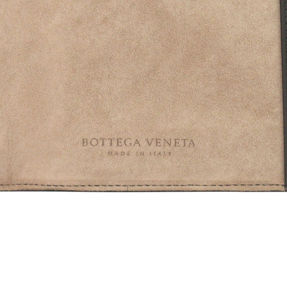 Bottega Veneta Intrecciato Leather Black Notebook Cover Agenda — view 6