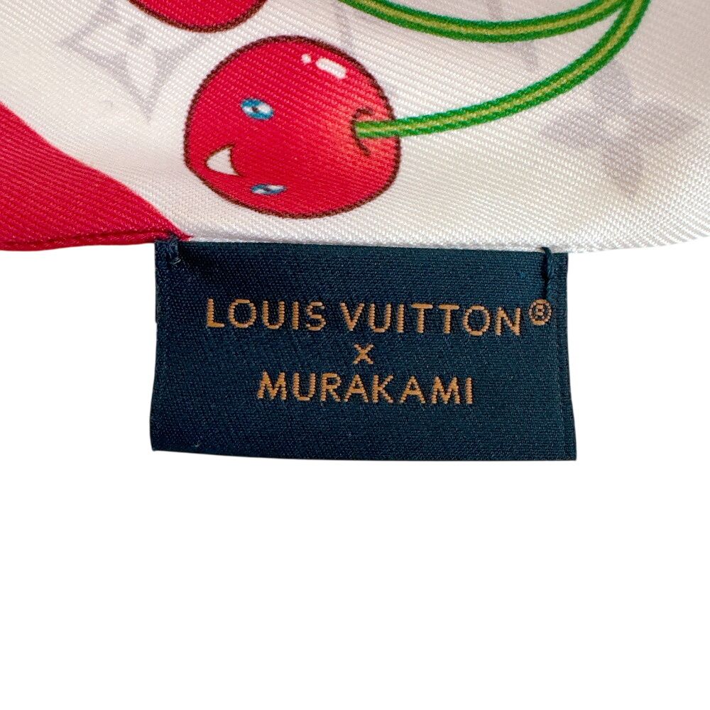 Louis Vuitton Takashi Murakami LV TM Bandeau BB Monogram Cherry Scarf — view 7