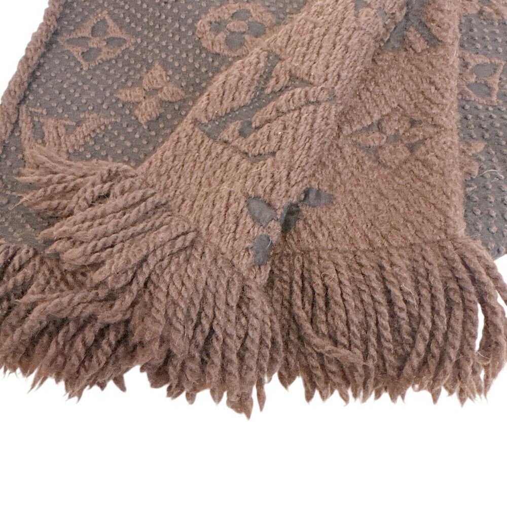 Louis Vuitton Fringe Echarpe Logo Mania Scarf — view 3