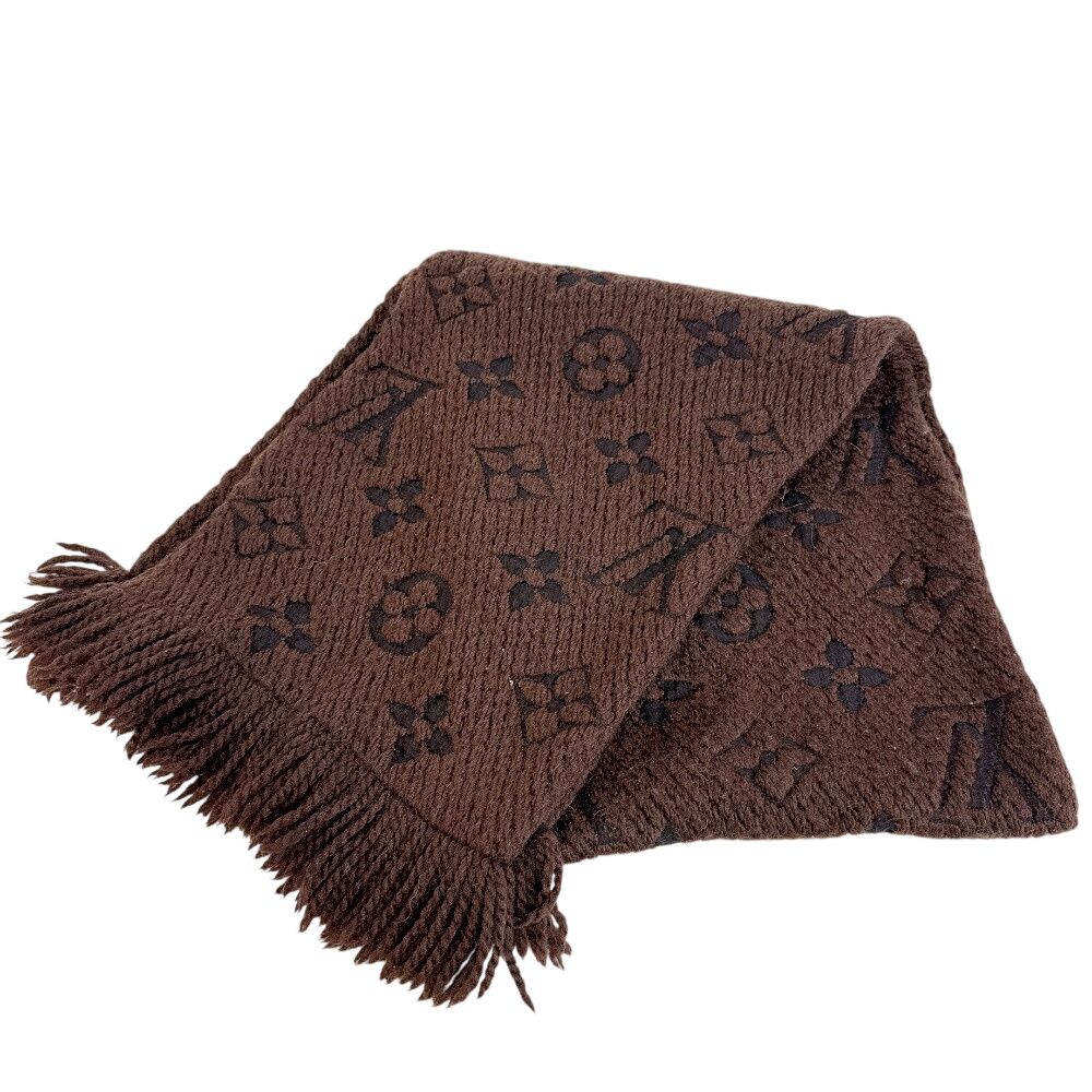 Louis Vuitton Fringe Echarpe Logo Mania Scarf