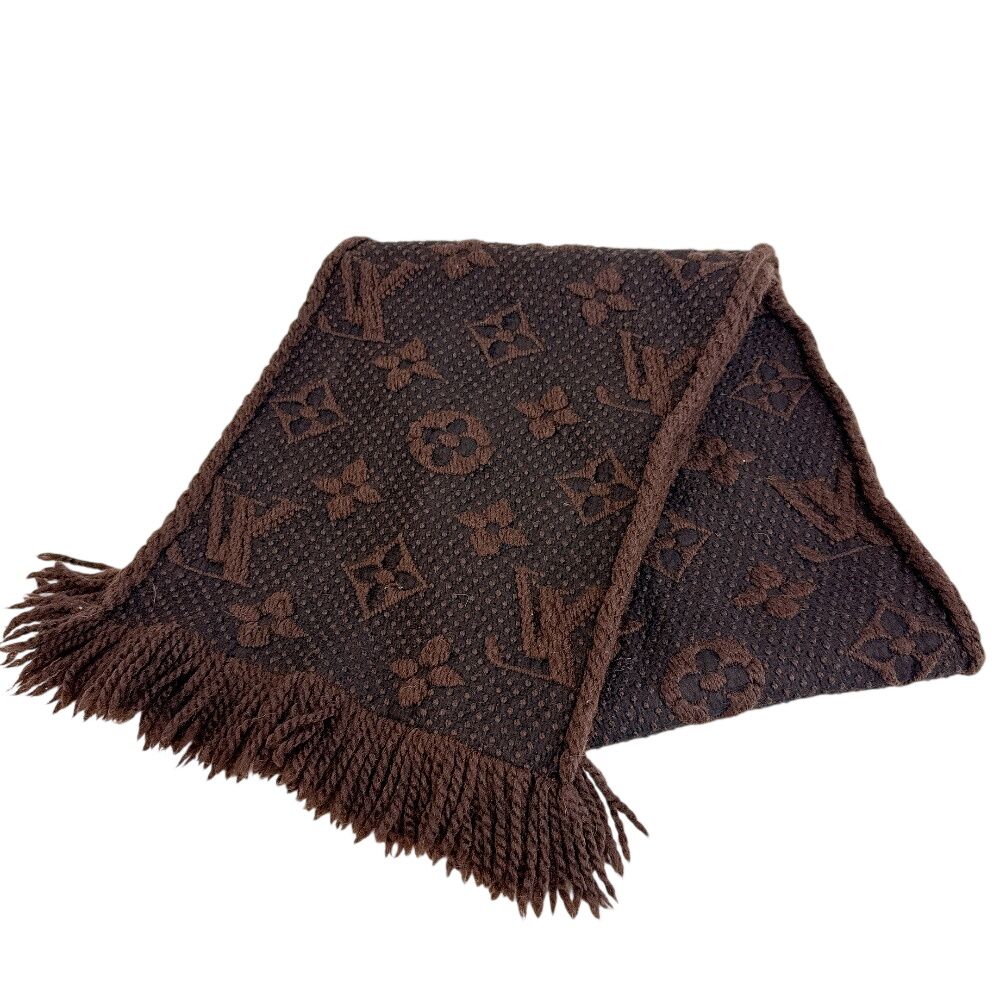Louis Vuitton Fringe Echarpe Logo Mania Scarf — view 2