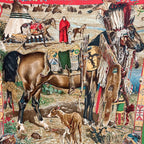 Hermes Carre 90 les Cheyenne Scarf — view 7