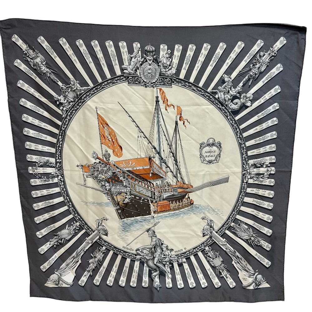 Hermes la Marine? Rames Scarf — view 2