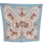 Hermes Paperoles Carriage Pattern Carre 90 Scarf — view 2