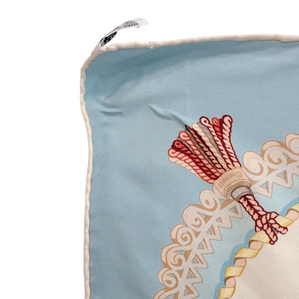 Hermes Paperoles Carriage Pattern Carre 90 Scarf — view 4