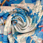 Hermes Prayer in the Wind Carre 90 Scarf