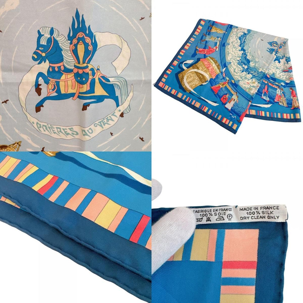 Hermes Prayer in the Wind Carre 90 Scarf — view 8