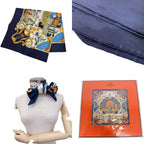 Hermes Shawl Carre 90 Orgauphone Et Autres Mecaniques Pipe Organ and Mechanical — view 8
