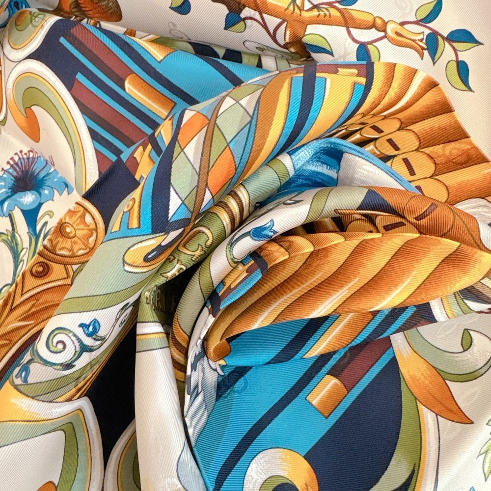 Hermes Shawl Carre 90 Orgauphone Et Autres Mecaniques Pipe Organ and Mechanical