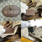 Gucci Drawstring Shoulder Bag Tiger GG Supreme — view 8