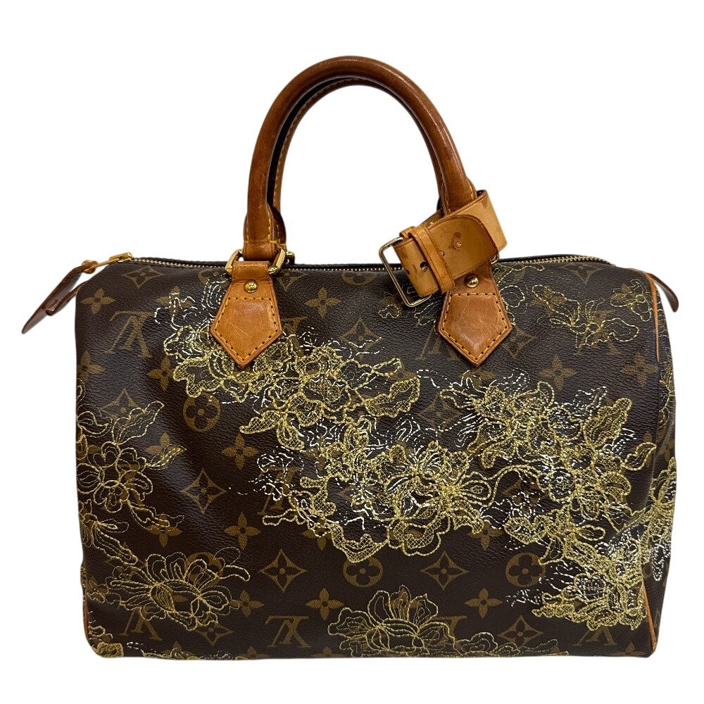 Louis Vuitton Hand Speedy 30 Monogram Dantelle Argen Mini Boston — view 2