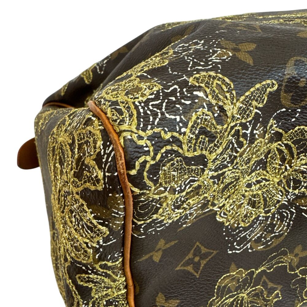 Louis Vuitton Hand Speedy 30 Monogram Dantelle Argen Mini Boston — view 5
