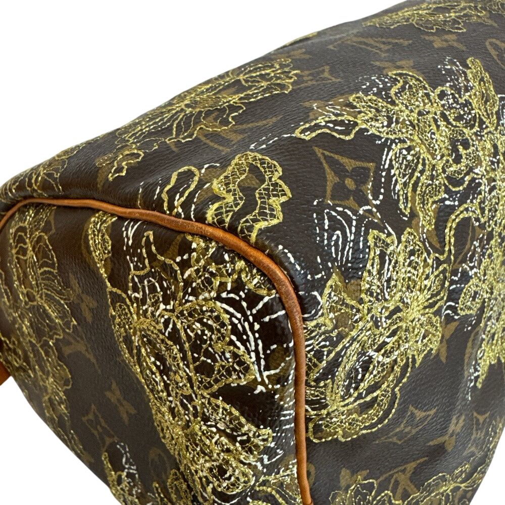 Louis Vuitton Hand Speedy 30 Monogram Dantelle Argen Mini Boston — view 3